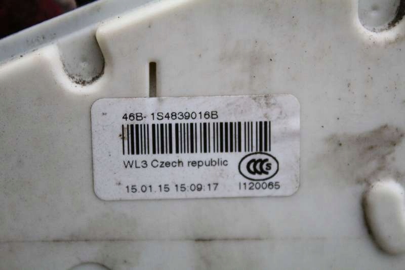 фото №6, Замок дверь правый задняя 1s4839016b skoda superb 2 ii hb 15r