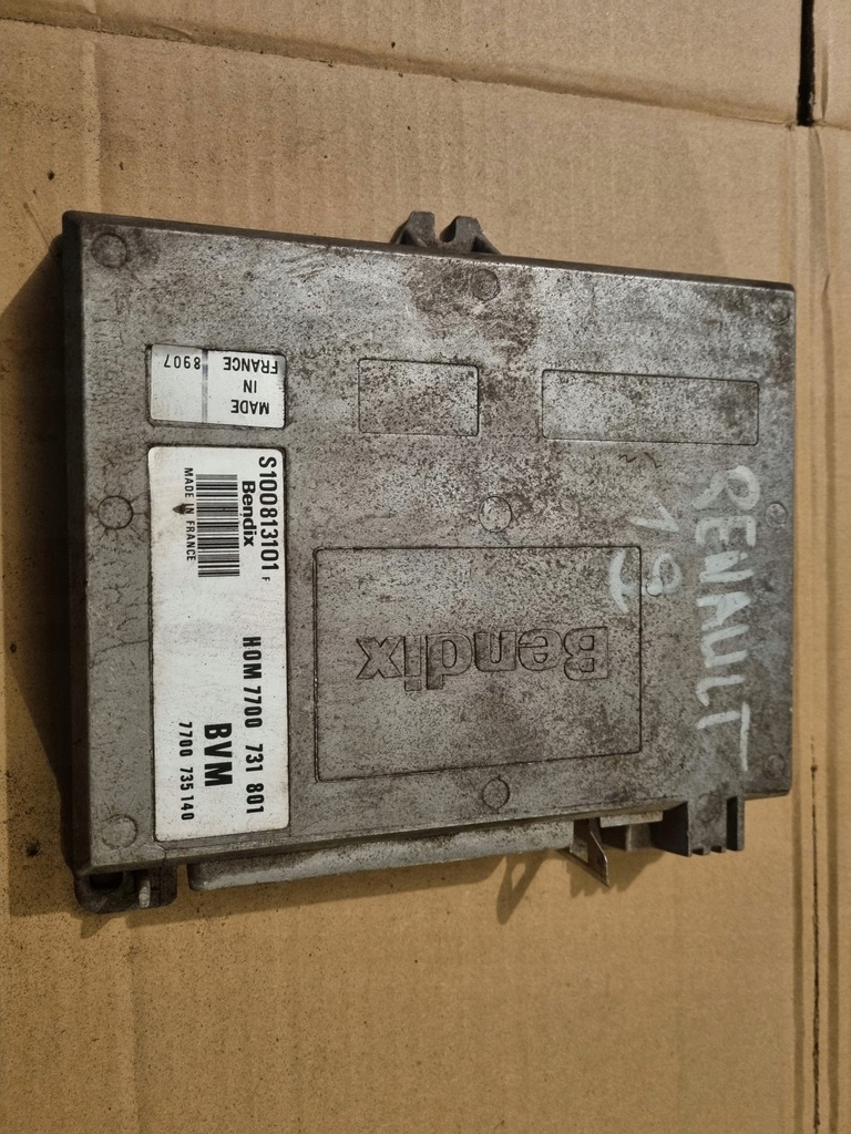 фото №1, Блок управления двигателя бортовой компьютер renault 19 1.4