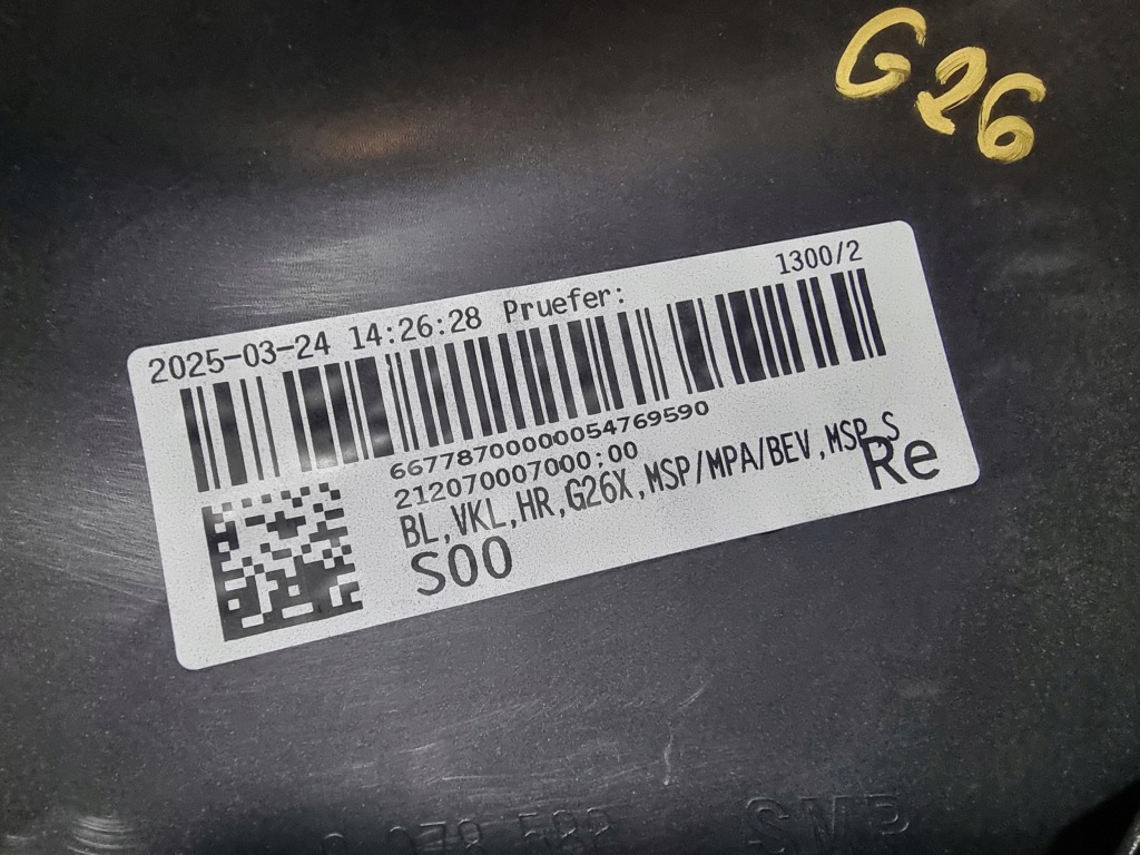 Bmw 4 g26 уголок бампера правый задняя oryg Доставка