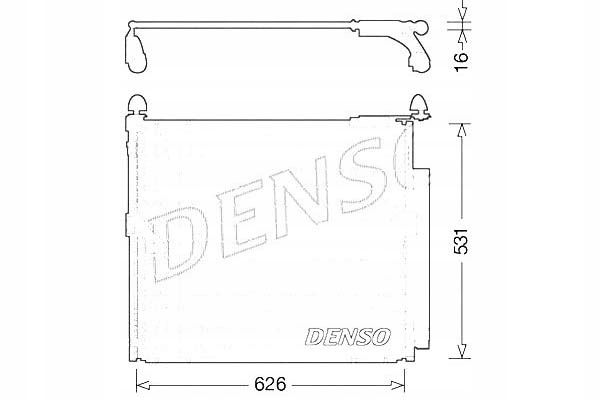 фото №2, Denso конденсатор радиатор кондиционера