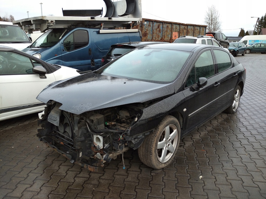 фото №13, Peugeot 407 капот кришка двигуна czarna exld