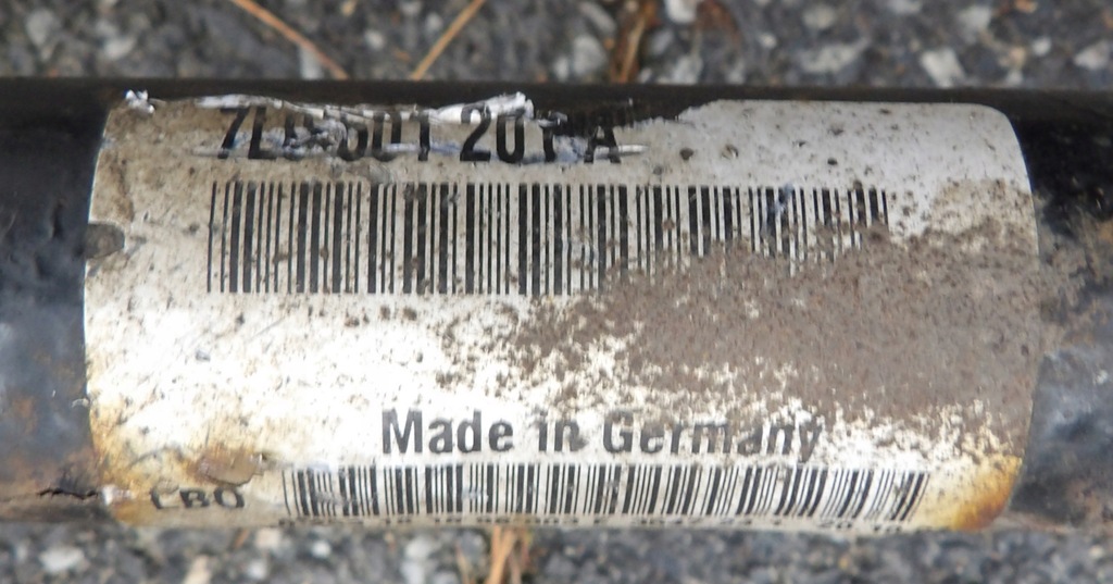 фото №5, Vw touareg 7l привідний вал права задня 7l0501201a