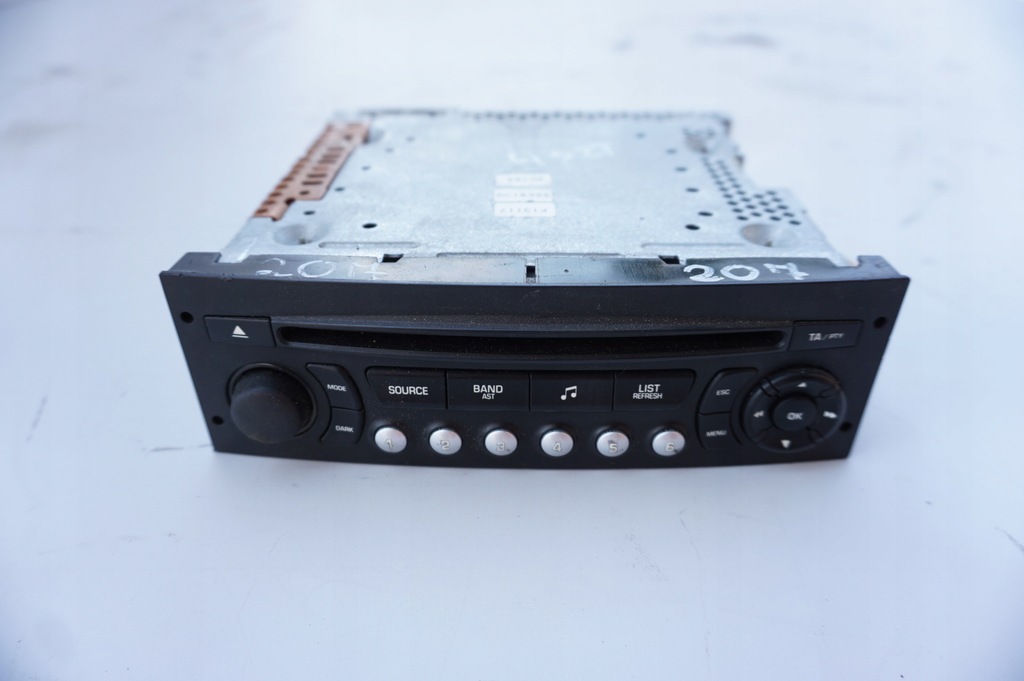 фото №1, Радио peugeot 207 96613826xt00