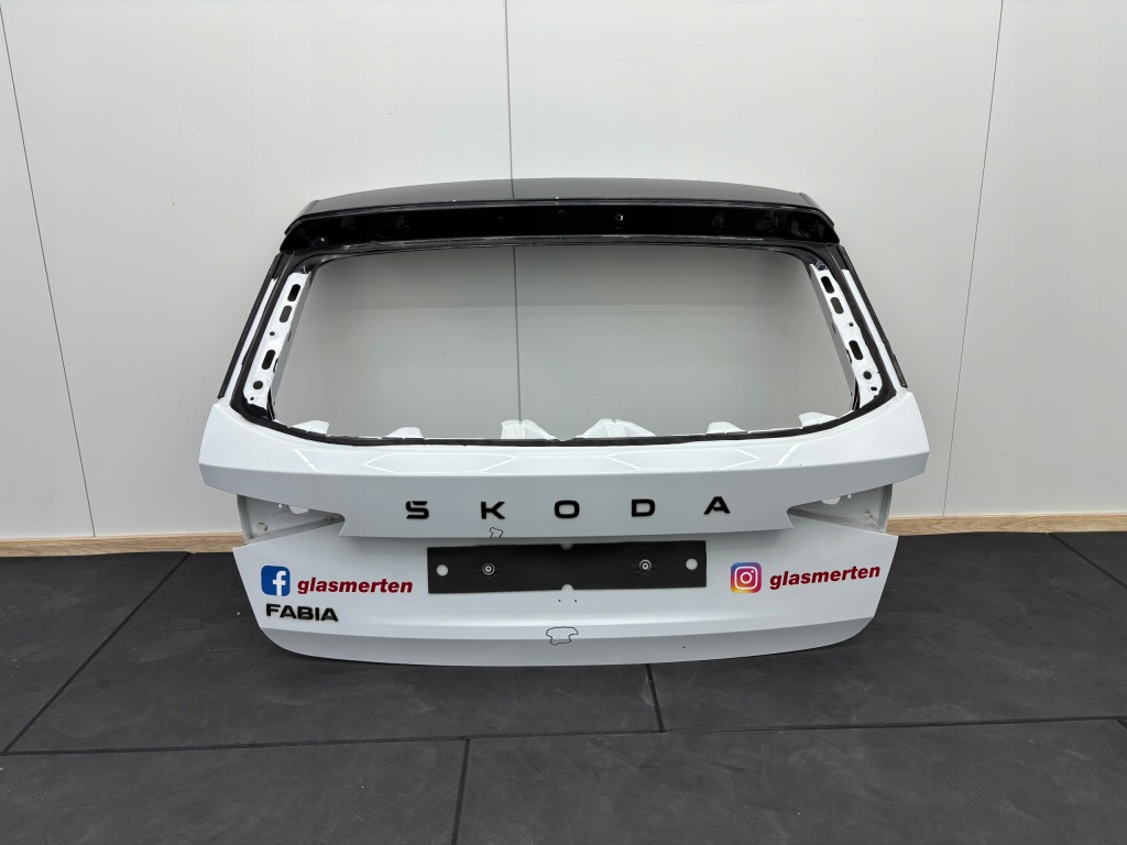 фото №1, Skoda fabia iv 2021r-- крышка багажника багажника задняя задняя