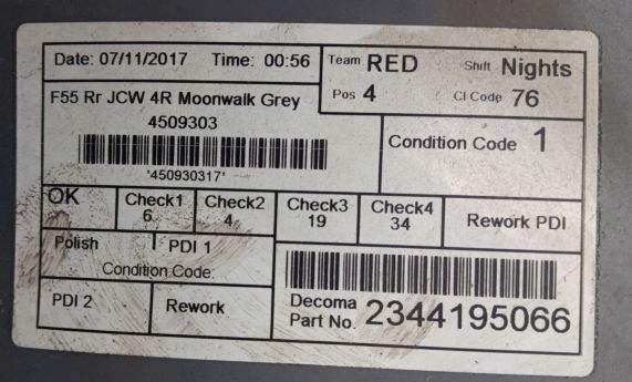 фото №6, Mini cooper f55 jcw бампер задняя 7380983