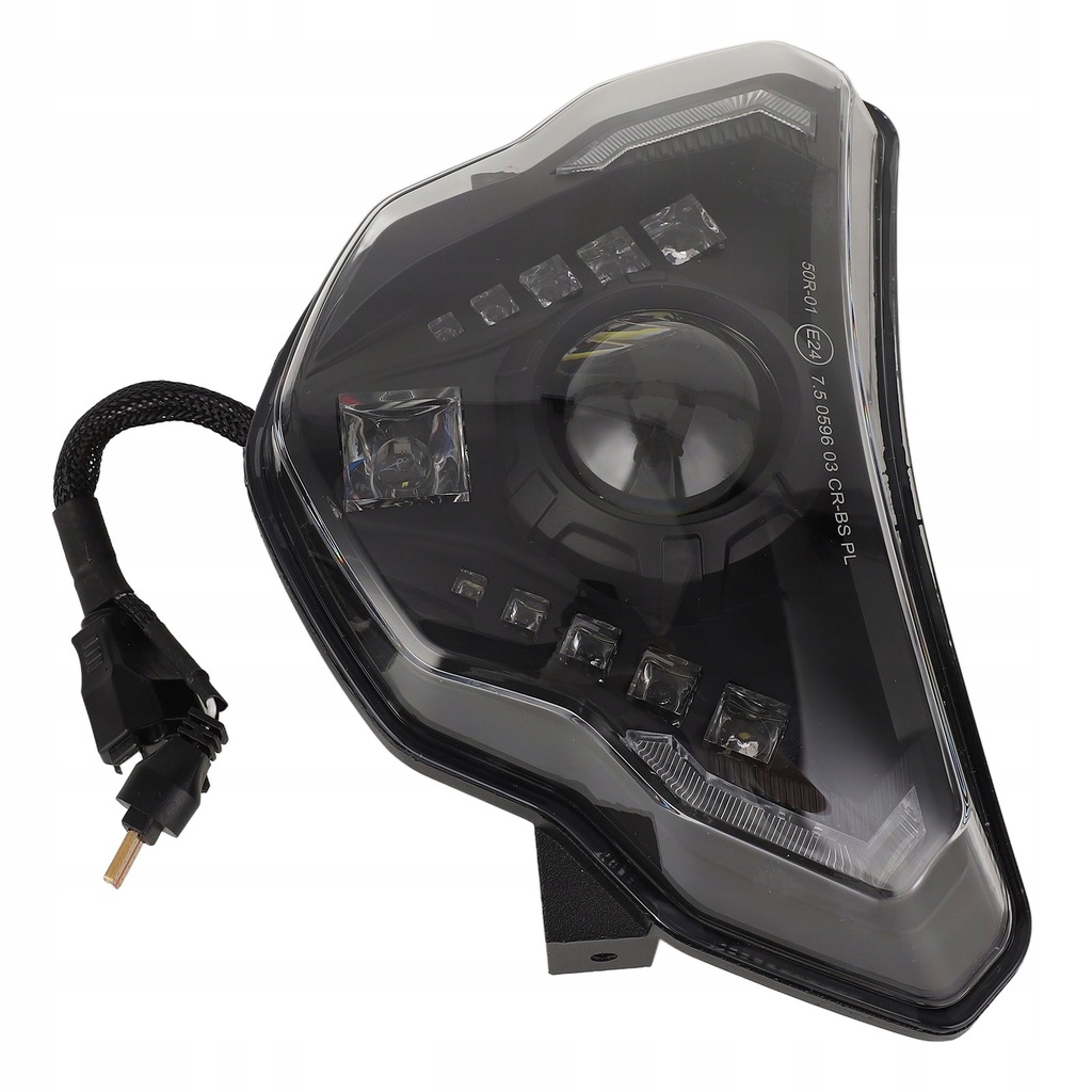 фото №5, Фара led motocyklowy передня wysoka джгут ближнє світло drl модуль лампи