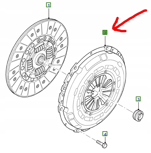 фото №1, Корпус сцепления ford ranger everest 2006-12