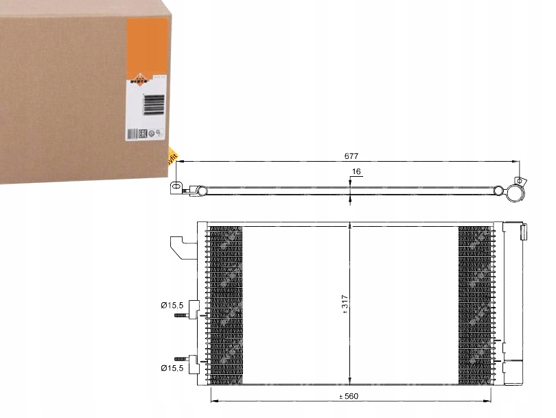 фото №1, Nrf 35883 конденсатор, кондиционер