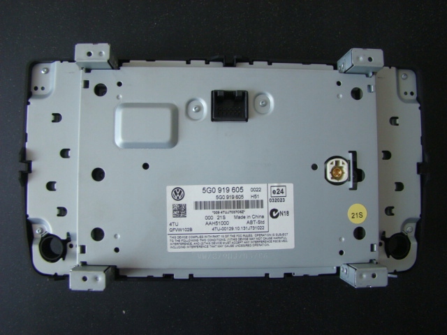 фото №4, Дисплей радіо навігації vw golf vii 5g0919605