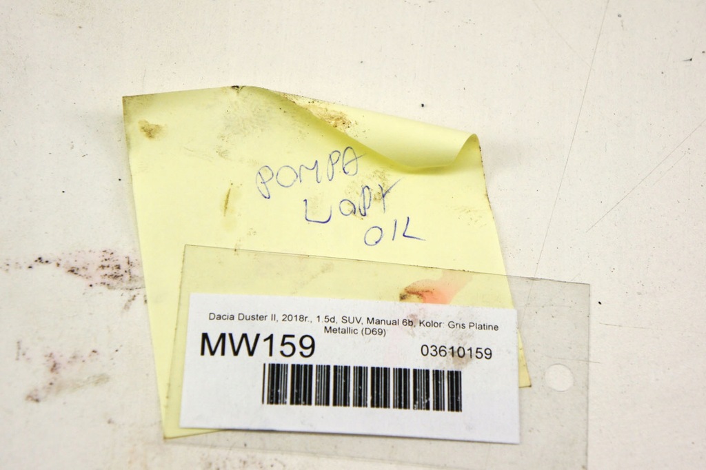 фото №5, Mw159 dacia duster ii 1.5d насос wody