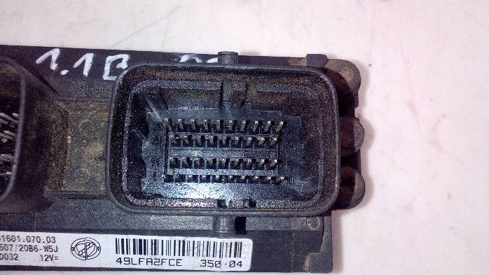 фото №6, Бортовой компьютер двигателя fiat panda ii 1,1b 55193434