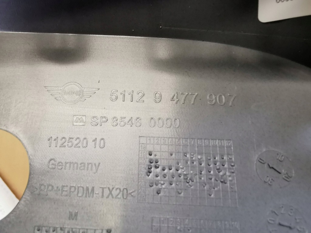 Mini cooper countryman se f60 18- спойлер дифузор бампера задній новий 9477907 Київ