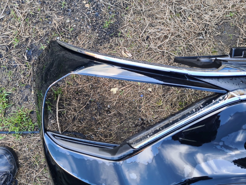 Бампер citroen c3 3 спойлер решётка средняя молдинг хром абсорбер Недорого