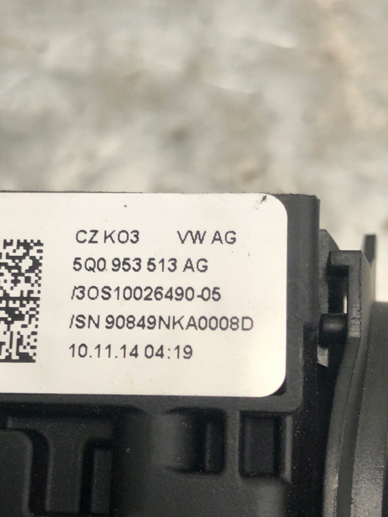 фото №7, Перемикач комбінований vw skoda audi 5q0953507dl 5q0953513ag 5q0953549