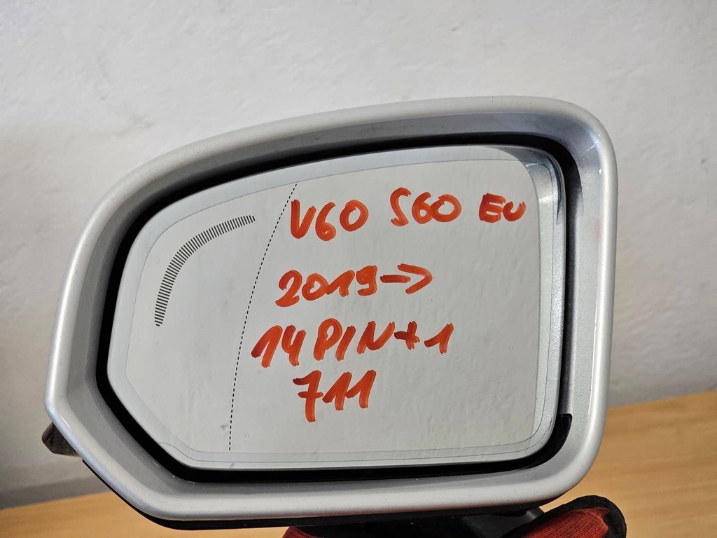 фото №8, Зеркало левая volvo s60 v60 v60 cc 2018- 14pin+1 31477570 711