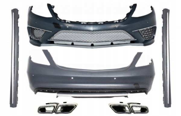 фото №1, Кузов kit mercedes s-klase w222 13-17 хром
