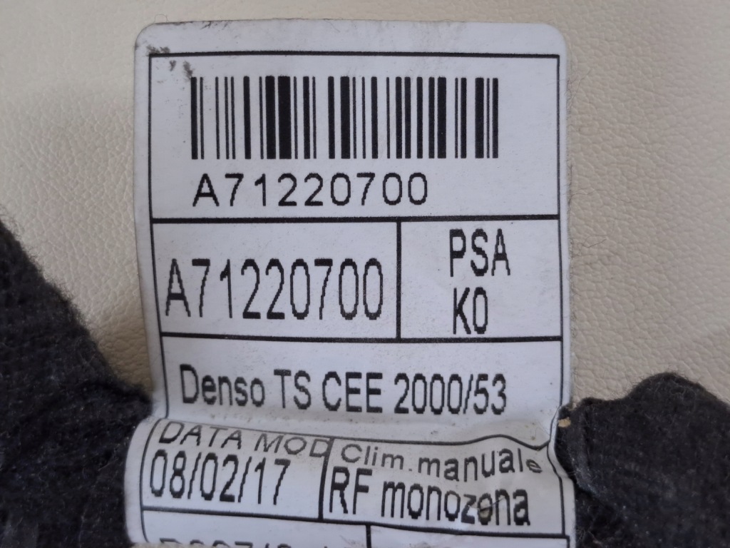 фото №8, Жгут электропроводка отопителя вентилятор 1.6 bhdi peugeot expert iii 3 17r