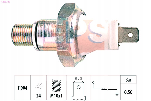 фото №2, Eps 1.800.119 вимикач тисковий оливи
