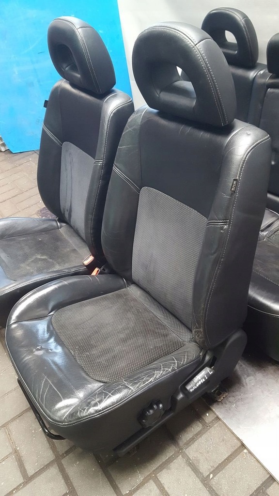 фото №10, Сиденья обшивки кожа комплект mitsubishi outlander i