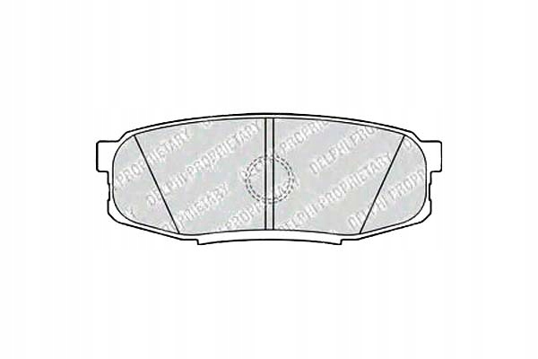 фото №1, Delphi lp2154 набор тормозных колодок тормозных, тормоза дисковые