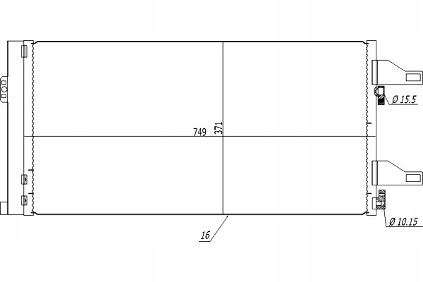 фото №1, Hart конденсатор конденсатор кондиціонера ducato 2.3jtd 06-