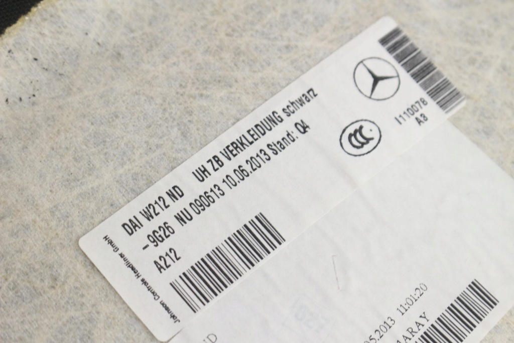 фото №5, Стеля mercedes w212 lift amg czarna sedan комплект частини