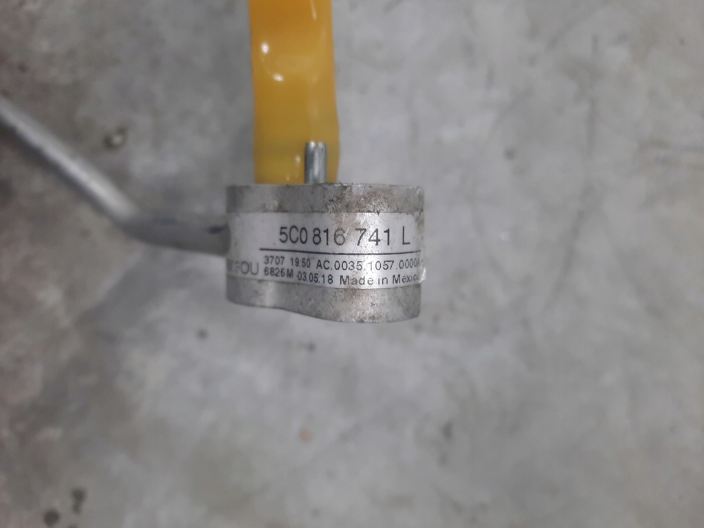 фото №5, Vw jetta 5c 2.0tdi шланг кондиціонера 5c0816741l