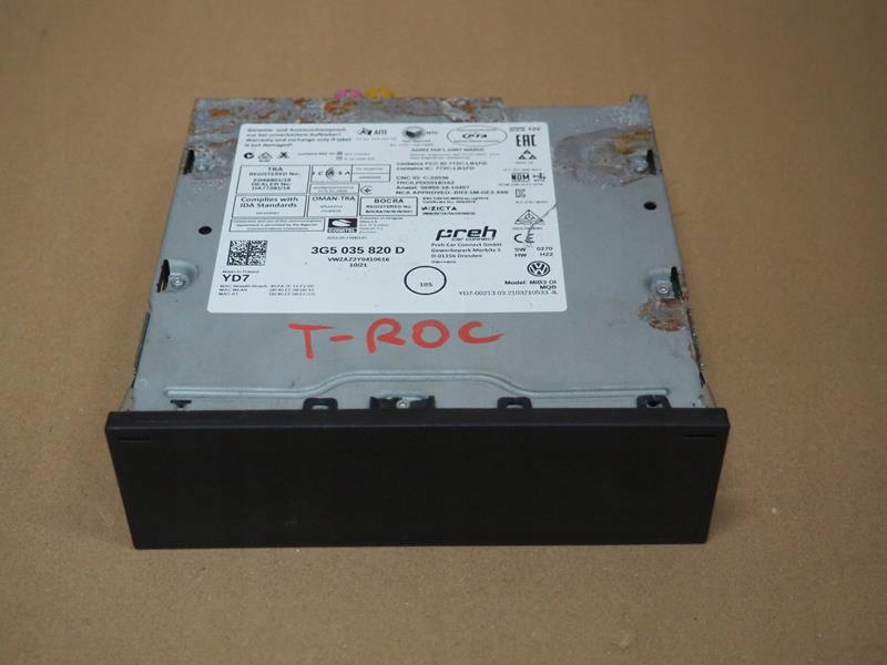 фото №1, Считыватель навигации vw t-roc 1.0 tsi 3g5035820d