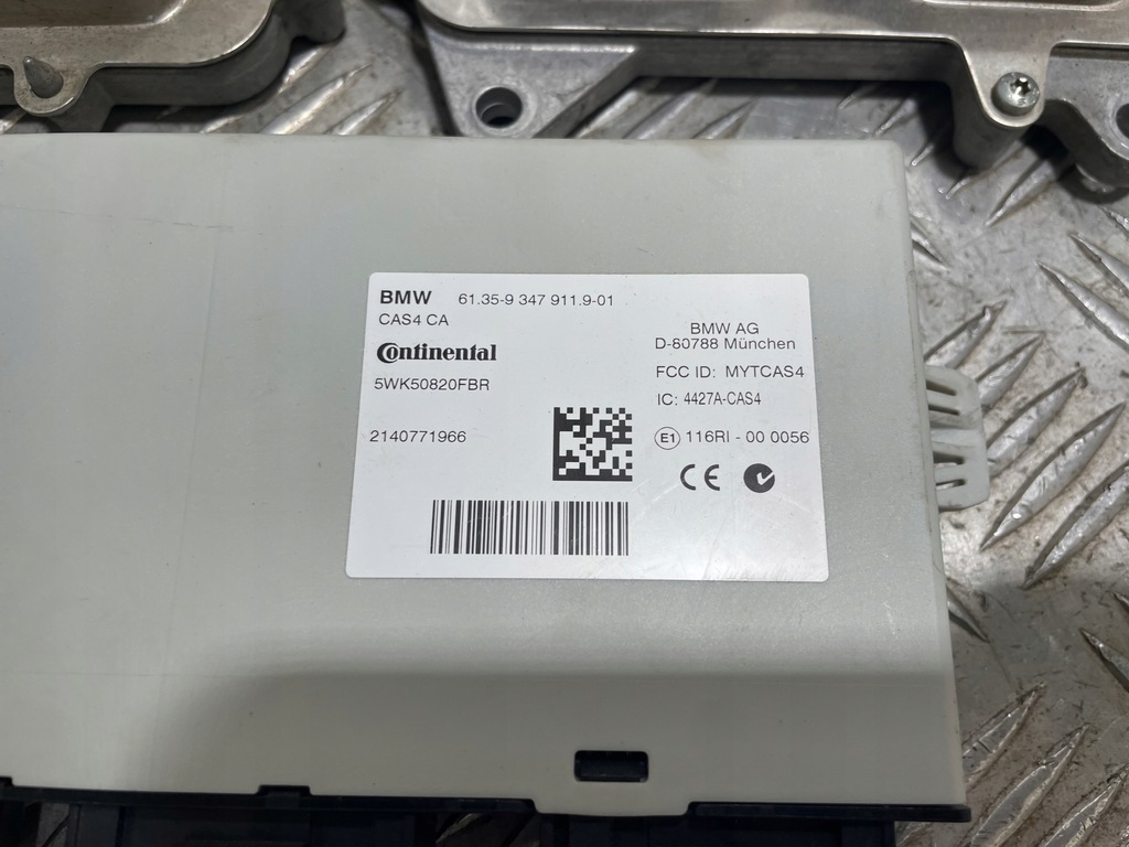 фото №6, Набір стартовий запуску бортовий комп'ютер cas4 bmw f01 f10 n63 4.4i 449km