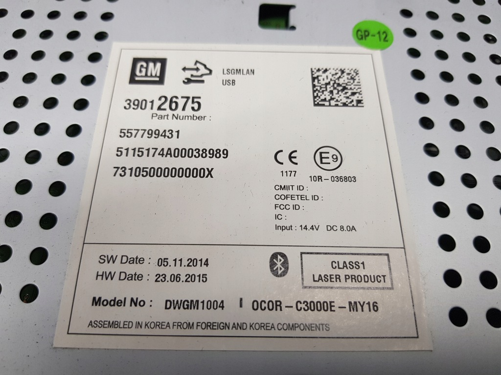 фото №12, Радіо opel adam