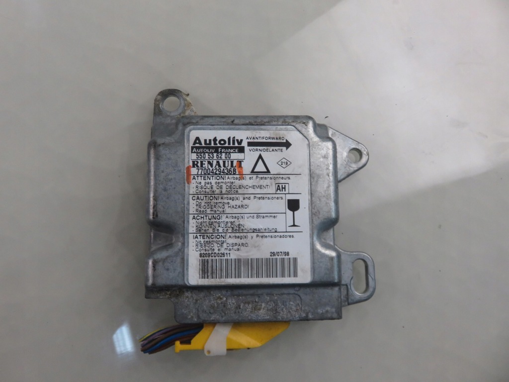 фото №1, Модуль подушка безпеки renault laguna i 7700429436b