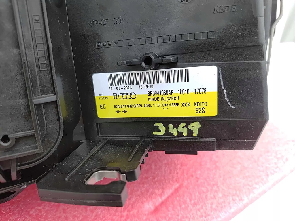 фото №14, Audi q5 8r 09- лампа права перед передня ксенон nowa оригінальний номер 3449