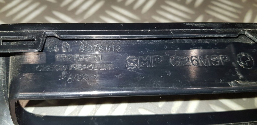 фото №16, Bmw 4 g26 m-pakiet решётка бампера левый впуск кронштейн перед pdc 8082439