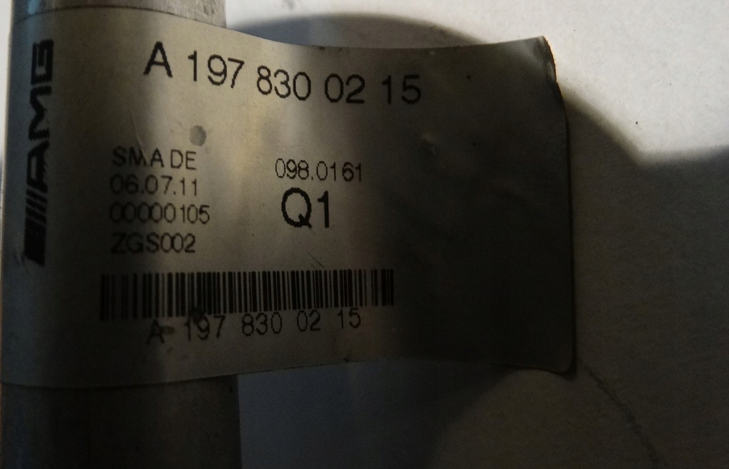 фото №3, Idealny шланг кондиционера mercedes sls w197 1