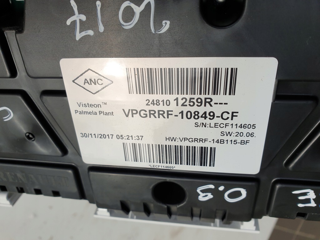 фото №4, Лічильник 0.9 tce renault clio 4 iv 248101259r