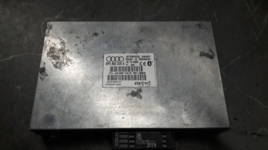 фото №1, 8p0862335a модуль bluetooth audi a3 a4 8p
