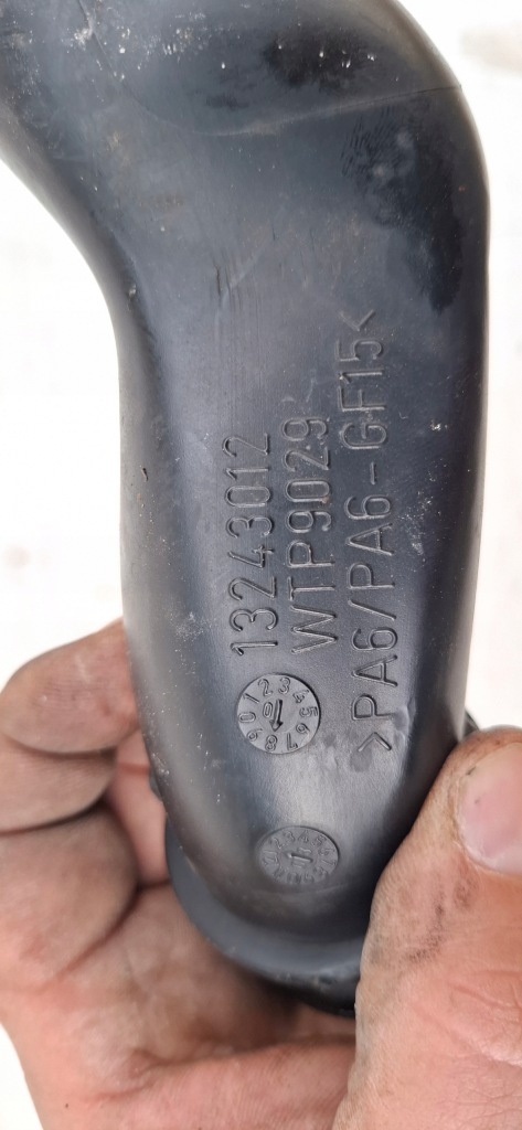 фото №6, Opel zafira b ii lift 1.7cdti 2008- труба шланг интеркулер 13243012