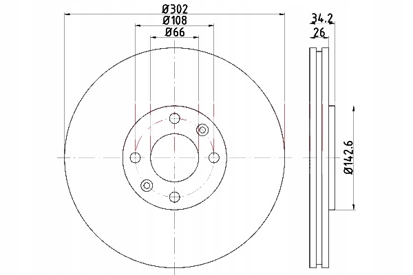 фото №1, Тормозные диски тормозные 2szt. перед citroen c4 04- ds4 11- kamoka
