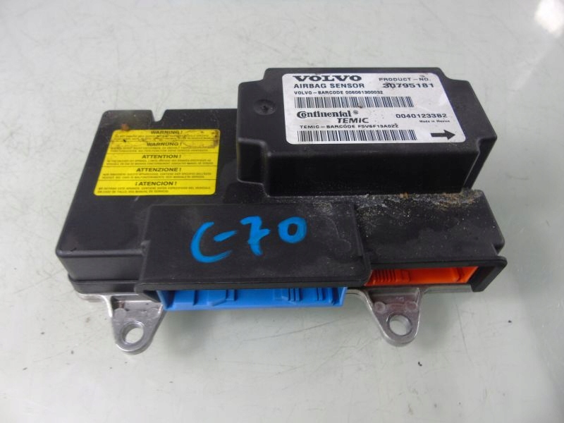 фото №4, Volvo c70 ii датчик подушек 30795181 модуль