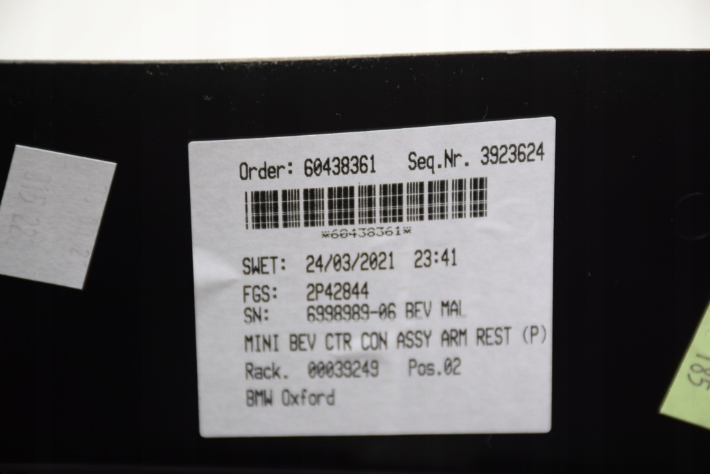 фото №15, Mini f56 lci f56 bev тунель середній підлокітник чорний зарядний пристрій телефону