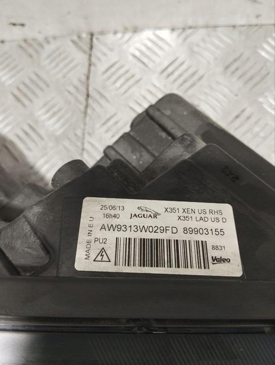 фото №6, Jaguar xj x351 2013 лампи передні aw9313w029fd