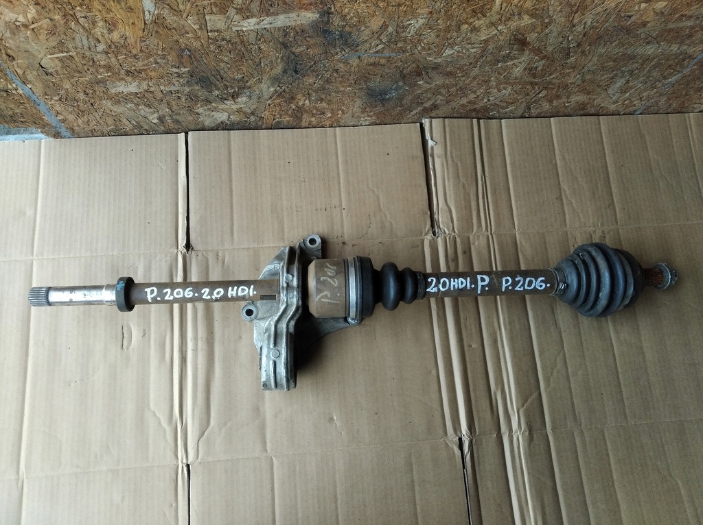 фото №1, Приводной вал правая peugeot 206 2,0 hdi