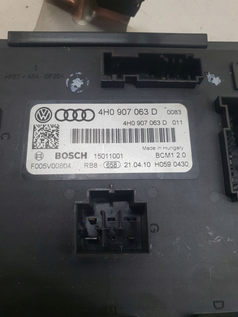 Vw touareg 2 7p 10-14 модуль комфорту блок керування bcm 4h0907063d Зі Шроту