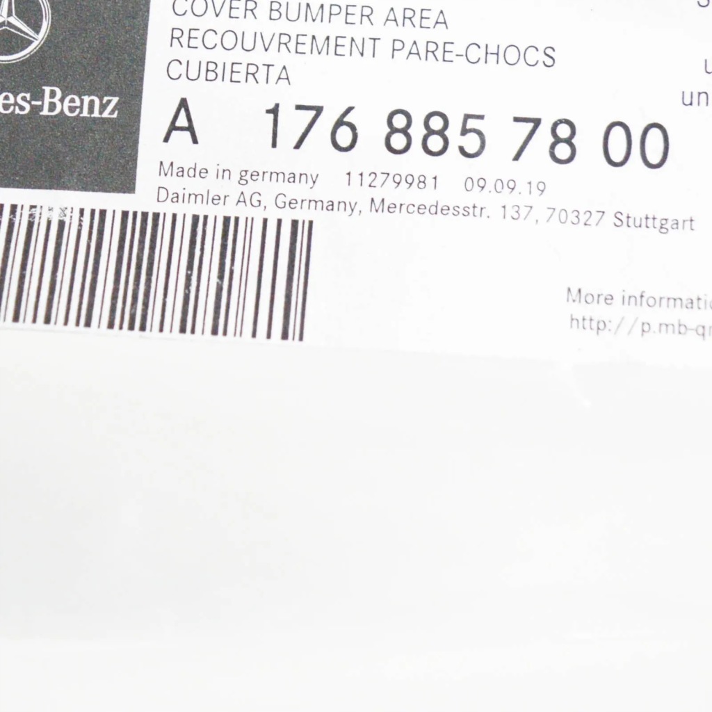 Mercedes-benz a w176 накладка бампера передний правая a1768857800oryginalna Киев