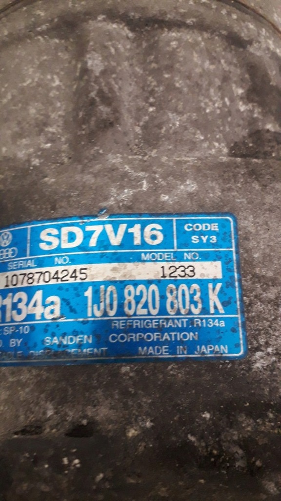 фото №9, Vw new beetle azj apk aeg компрессор кондиционера avu wwa ahl ana arm alz