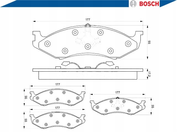фото №3, Bosch тормозные колодки ham. kia перед carnival