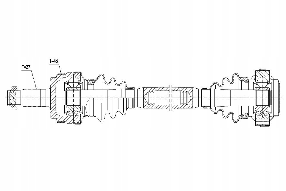Купити Привідний вал привідна bmw 3 e90 316 318 320 323 правий задній