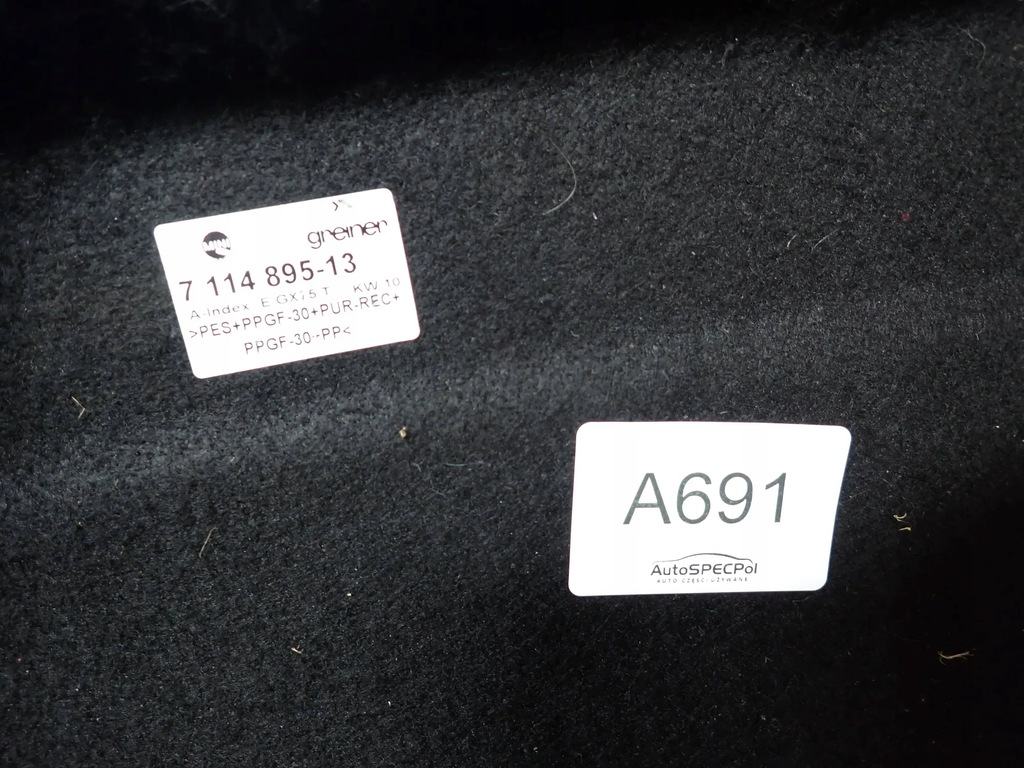 фото №3, Szt полка багажника mini one - cooper cabrio r52 7114895