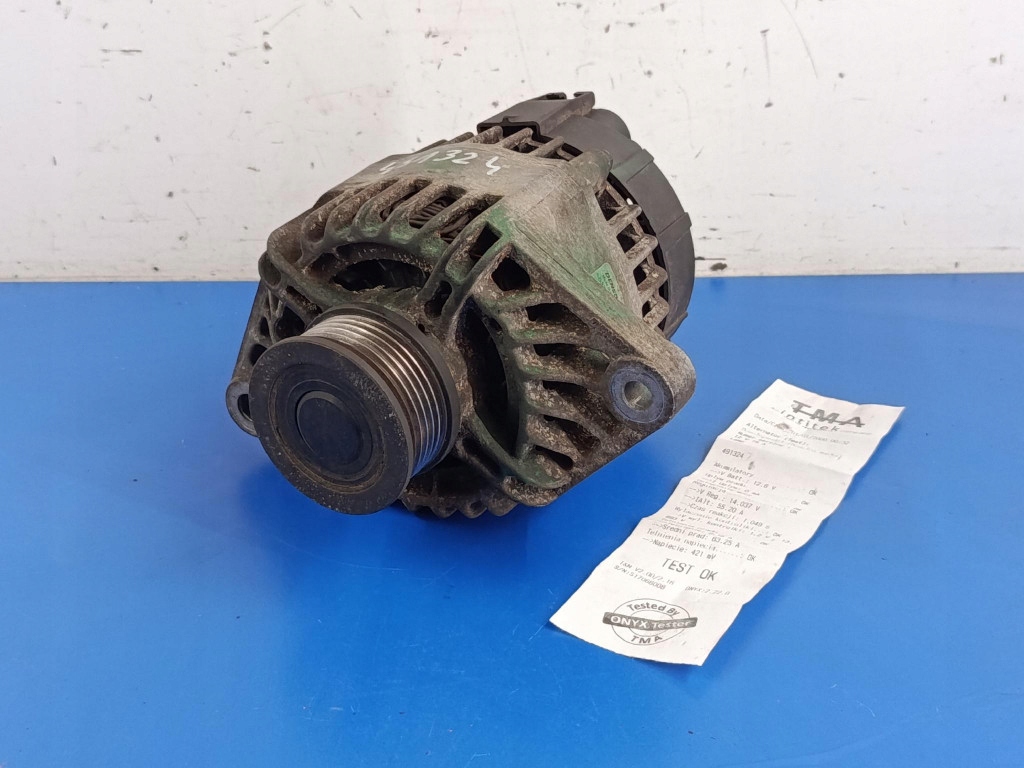 фото №7, Fiat idea i .9jtd генератор 46782213 denso 150a перевірений