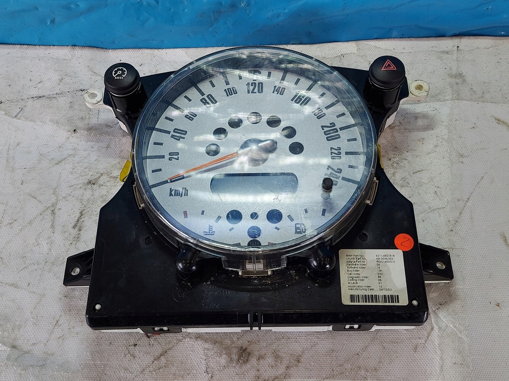 фото №7, Счетчик приборная панель mini r50 r53 1.6 b 62116921518